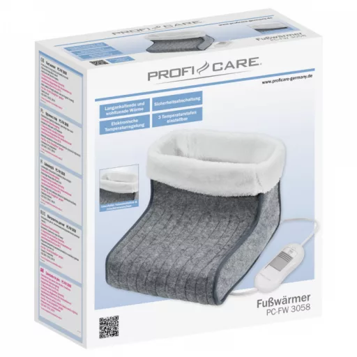 ProfiCare PC-FW 3058 elektromos lábmelegítő 100 W Szürke