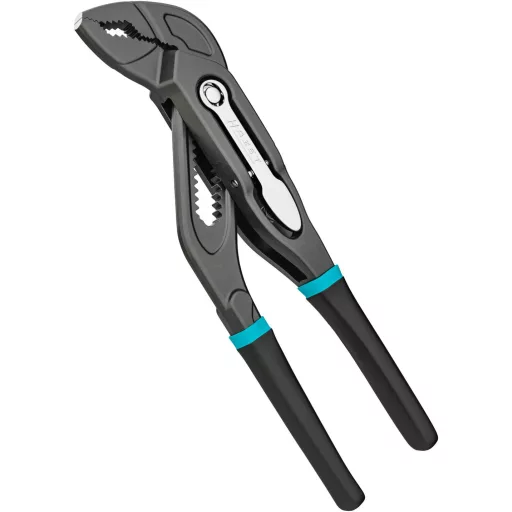 Universal- / Wasserpumpenzange 760-12, Rohr- / Wasserpumpen-Zange (schwarz/blau, 125mm, Schnellverstellung Tipp-/Step)