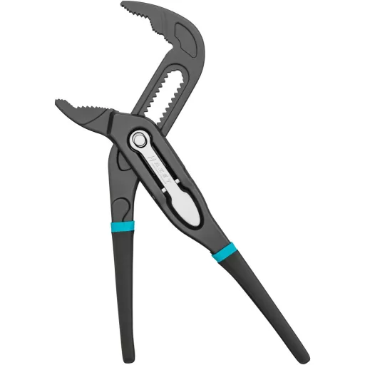 Universal- / Wasserpumpenzange 760-12, Rohr- / Wasserpumpen-Zange (schwarz/blau, 125mm, Schnellverstellung Tipp-/Step)