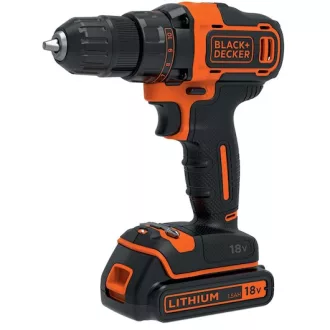 Black & Decker BDCDD186K-QW Fekete, Narancssárga