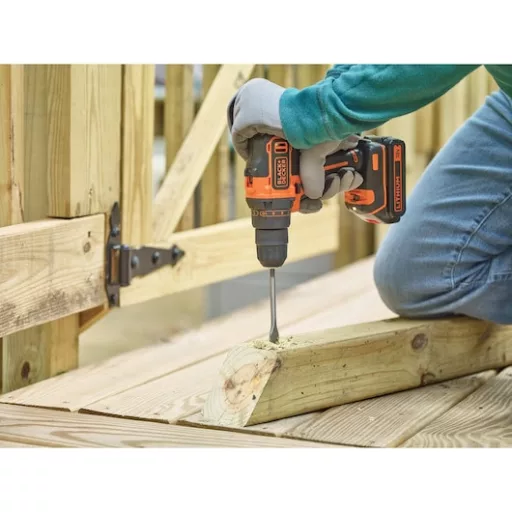 Black & Decker BDCDD186K-QW Fekete, Narancssárga