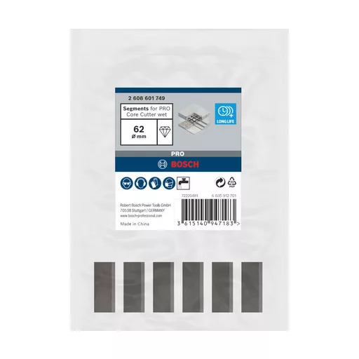 Bosch 2 608 601 749 fúrószár Magfúró szár 6 db