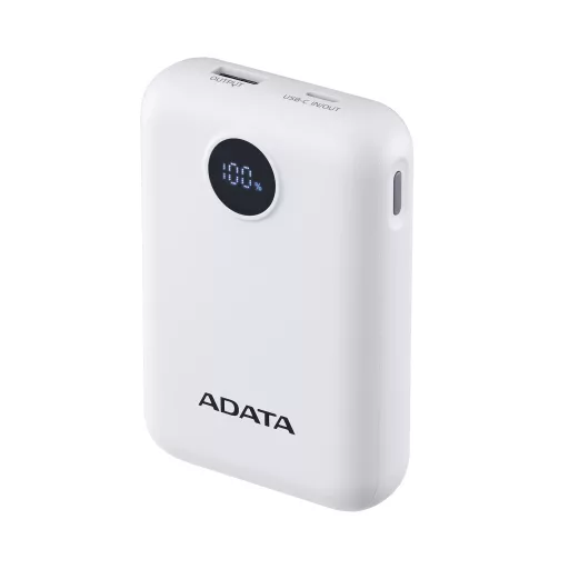ADATA C100 Lítium-polimer (LiPo) 10000 mAh Fehér