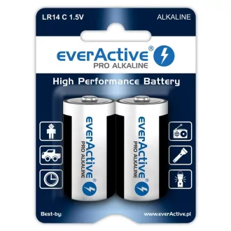   Alkaline batteries everActive Pro Alkaline LR14 C - blister card - 2 pieces