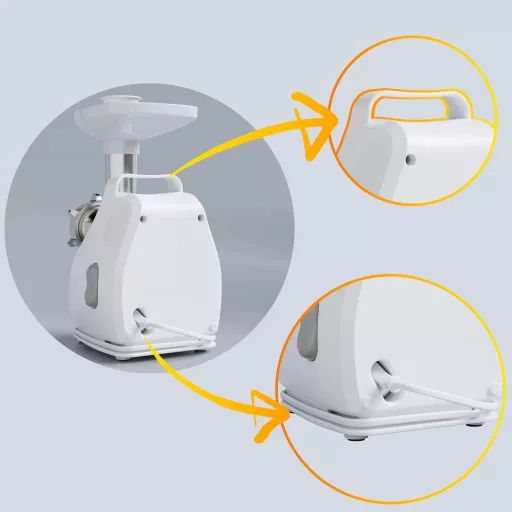 Mincer with shredder SMAPP 490.81 2200 W White