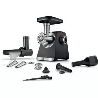 Bosch Serie 6 MFWS650B húsdaráló 500 W Fekete, Ezüst