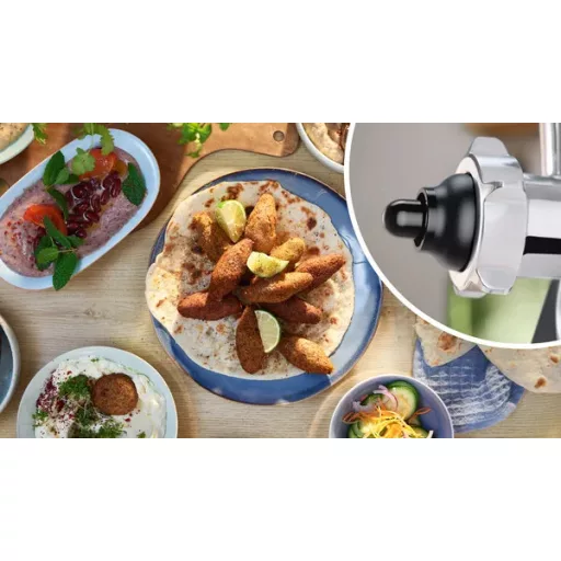 Bosch Serie 6 MFWS650B húsdaráló 500 W Fekete, Ezüst
