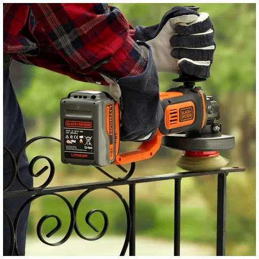 Black & Decker BCG720M1-QW sarokcsiszolók 12,5 cm 8600 RPM