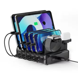   Ewent EW1335 mobiltelefon töltő Univerzális Fekete Váltakozó áram Gyorstöltés Beltéri