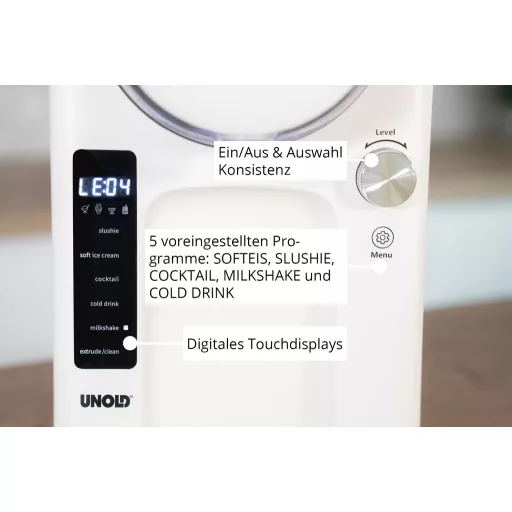 Unold 2in1-Slush und Softeismaschine Sofie 48950 2 L 150 W