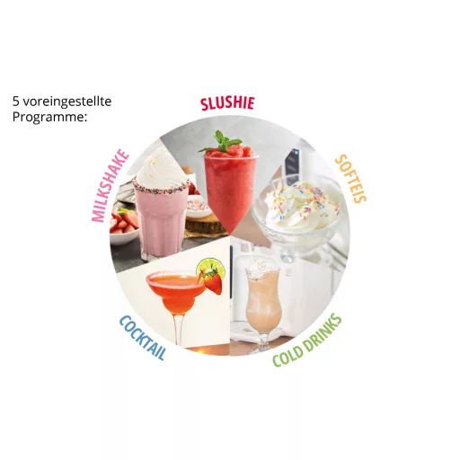 Unold 2in1-Slush und Softeismaschine Sofie 48950 2 L 150 W