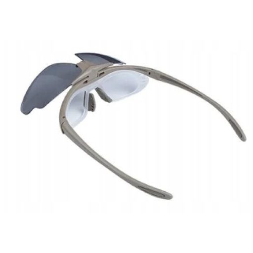 Wosport Tan shooting glasses - 3 interchangeable visors, strap