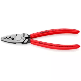 Knipex 97 71 180 krimpelő fogó Krimpelőfogó Vörös