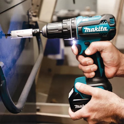 Makita DHP485Z fúrógép Kulcsnélküli 1,1 kg Fekete, Kék