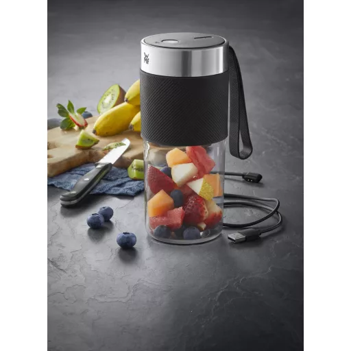 WMF KITCHENminis 0416700011 0,3 L Álló mixer 50 W Fekete, Rozsdamentes acél, Átlátszó
