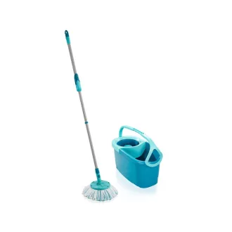   Leifheit Clean Twist Disc Mop felmosókocsi és vödör Egy tartályos Kék