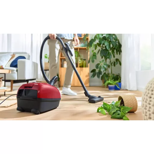 Bosch Serie 4 BGB38RD2 porszívó 4 L Henger alakú vákuum Száraz 600 W Porzsák