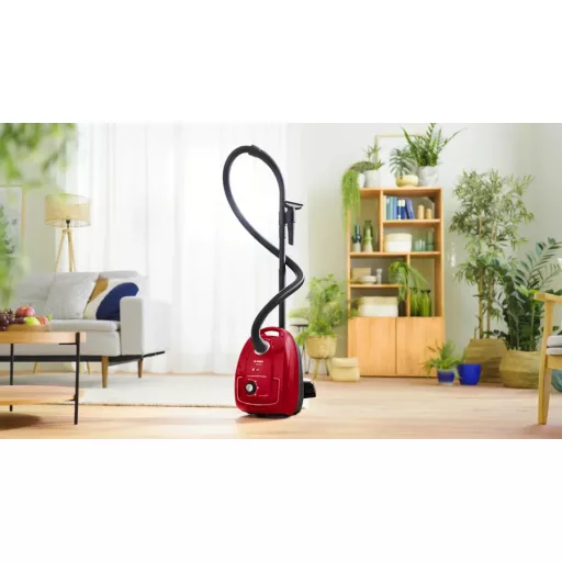 Bosch Serie 4 BGB38RD2 porszívó 4 L Henger alakú vákuum Száraz 600 W Porzsák