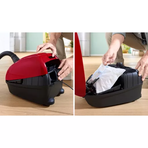 Bosch Serie 4 BGB38RD2 porszívó 4 L Henger alakú vákuum Száraz 600 W Porzsák