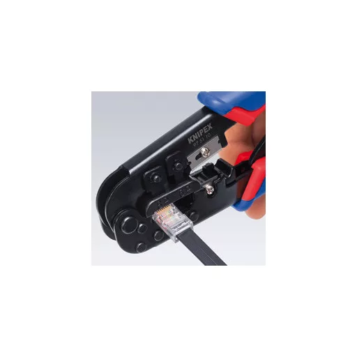 Knipex 97 51 10 SB krimpelő fogó Krimpelőfogó Fekete, Kék, Vörös