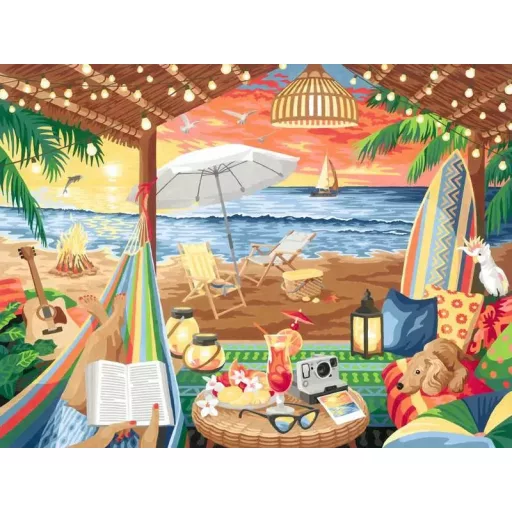 Ravensburger 23911 színező oldal és könyv Számok szerinti színező készlet