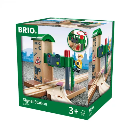 BRIO 7312350336740 Jelzőállomás