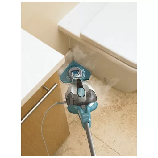 Black & Decker BHSM1610DSM Hordozható gőztisztító 0,5 L 1600 W Türkizkék, Fehér