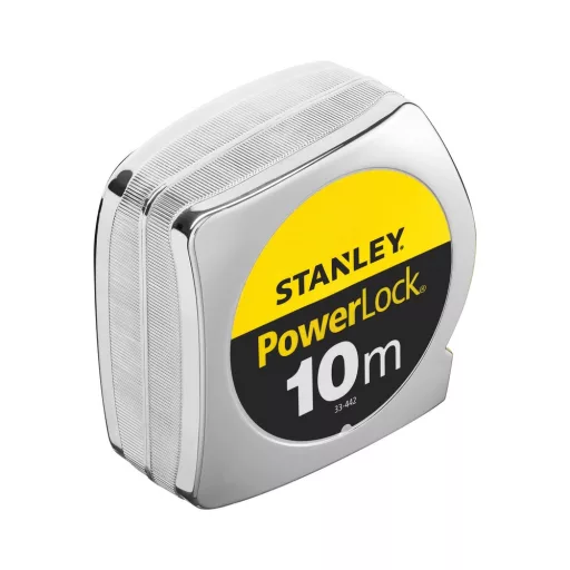 Stanley 1-33-442 mérőszalag 10 M Akrilnitril-butadiénsztirol (ABS) Fekete, Sárga