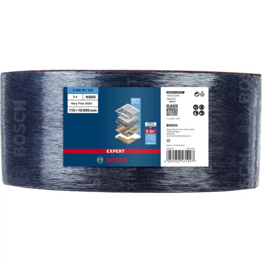Bosch 2 608 901 230 kézi csiszoló tartozék Csiszolótekercs Nagyon finom szemcsés 1 db