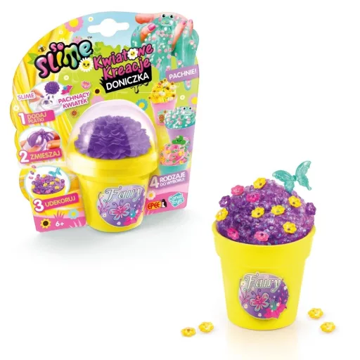 Creative set So Slime flowers Sunflower yello pot