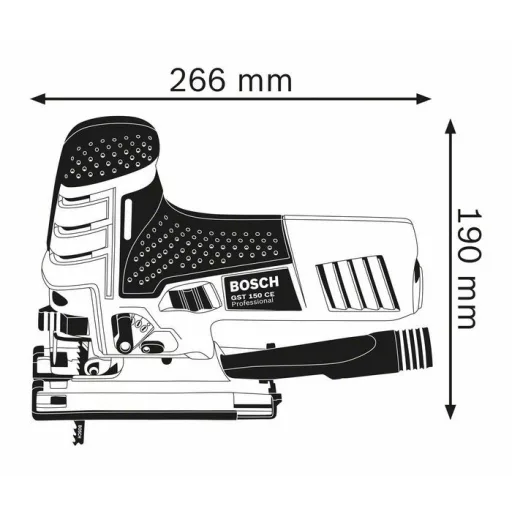 Bosch 0 601 512 000 elektromos szúrófűrész 780 W 2,6 kg