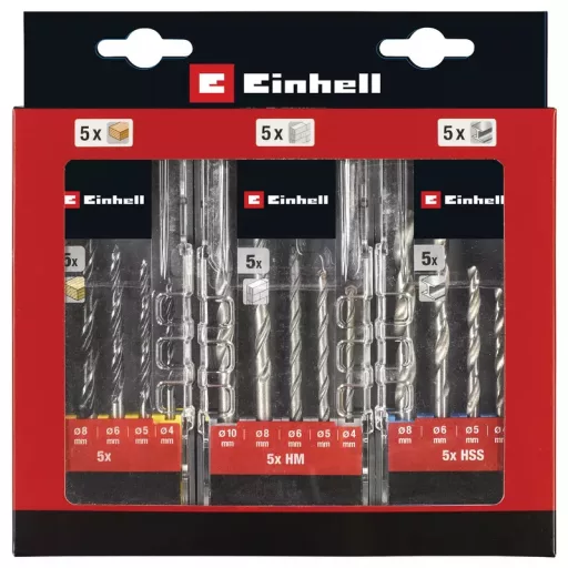 Einhell 49109157 fúrószár Fúró készlet 15 db