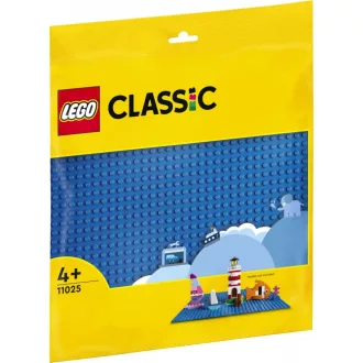   11025 Classic Blaue Bauplatte (blau, Quadratische Grundplatte mit 32x32 Noppen)