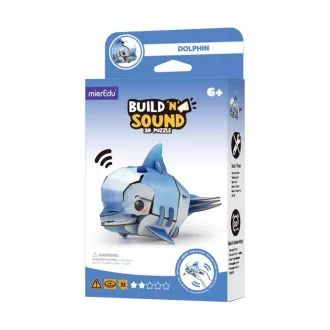 MierEdu Build and Listen 3D Puzzle - Dolphin
