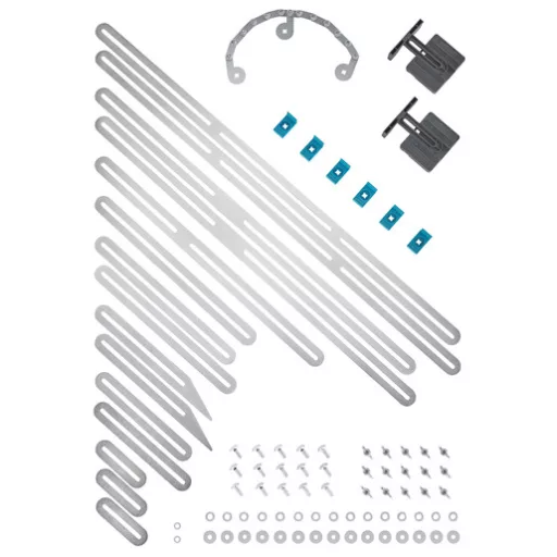 wolfcraft GmbH 5210000 sugármérő Stair gauge Fekete, Rozsdamentes acél