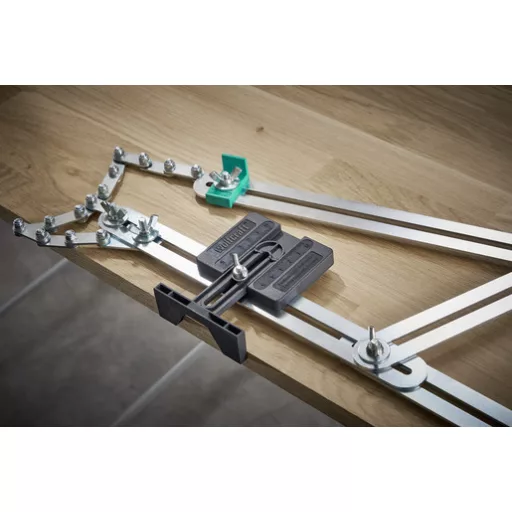 wolfcraft GmbH 5210000 sugármérő Stair gauge Fekete, Rozsdamentes acél