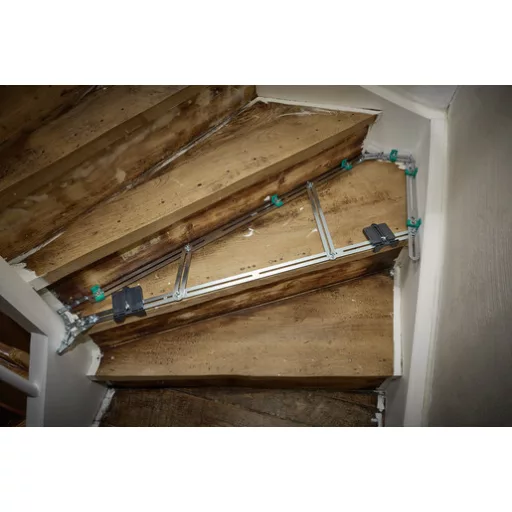 wolfcraft GmbH 5210000 sugármérő Stair gauge Fekete, Rozsdamentes acél