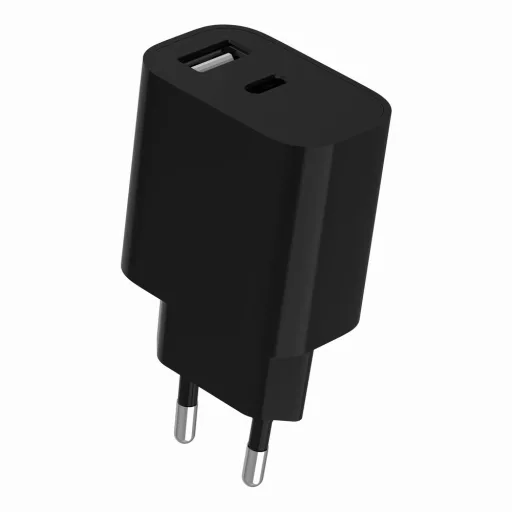 Gembird GMB Audio TA-UC-2AC12-01-BK mobiltelefon töltő Univerzális Fekete Váltakozó áram Beltéri