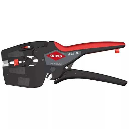 Knipex 12 72 190 csupaszoló Fekete, Vörös