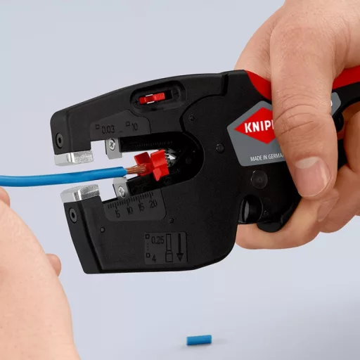 Knipex 12 72 190 csupaszoló Fekete, Vörös
