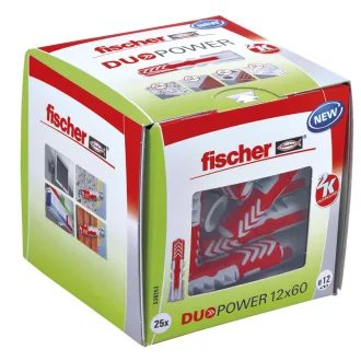 Fischer DUOPOWER 12 x 60 25 db Bővítő kapcsolathely 60 mm