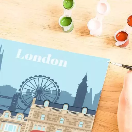 Ravensburger 23525 színező oldal és könyv Számok szerinti színező készlet