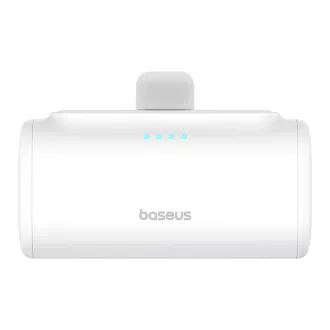   CHG Baseus Compact gyorstöltő powerbank 5000 mAh, 20W iPhone csatlakozóval, fehér