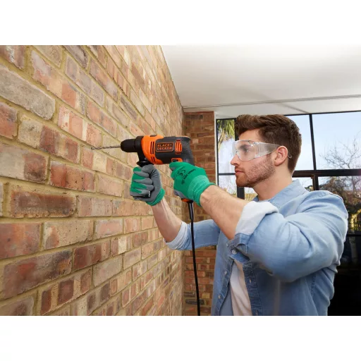 Black & Decker BEH710-QS fúrógép 2800 RPM Fekete, Narancssárga