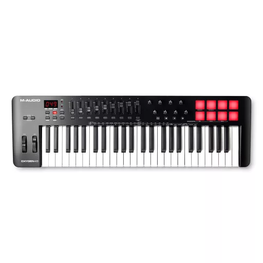 M-AUDIO Oxygen 49 (MKV) MIDI billentyűzet 49 kulcsok USB Fekete