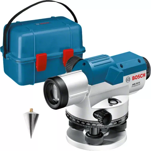 Bosch GOL 32 G szint 120 M Kék, Szürke
