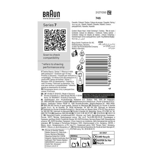 Braun Series 7 74 S Borotvafej