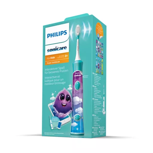 Philips Sonicare For Kids HX6352/11 elektomos fogkefe Gyerek Szonikus fogkefe Türkizkék