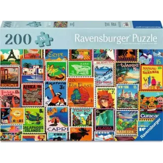 Feel Well & Puzzle - Briefmarken (200 Teile)