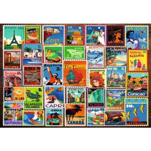 Feel Well & Puzzle - Briefmarken (200 Teile)